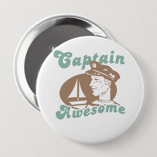 Kapitän Awesome Button (Vorne & Hinten)