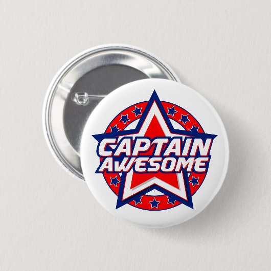 Kapitän Awesome Button (Vorne & Hinten)