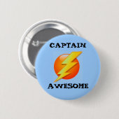 Kapitän Awesome Button (Vorne & Hinten)
