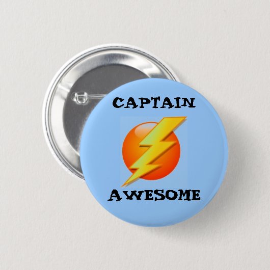 Kapitän Awesome Button (Vorne & Hinten)