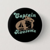Kapitän Awesome Button (Vorderseite)