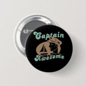 Kapitän Awesome Button (Vorne & Hinten)