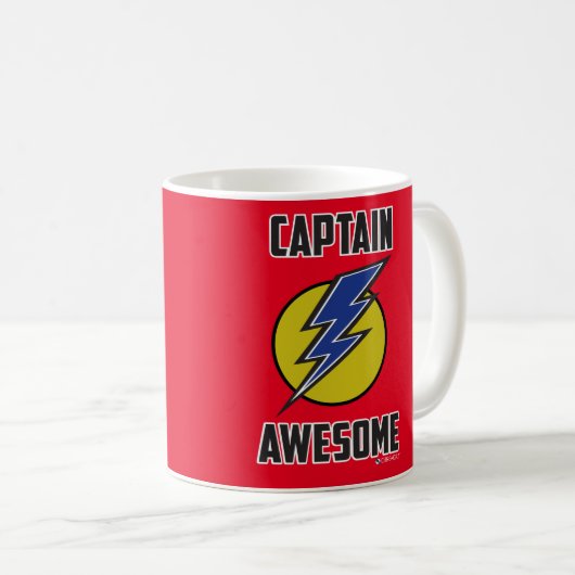 KAPITÄN AWESOME FUNNY MUG KAFFEETASSE (VorderseiteRechts)