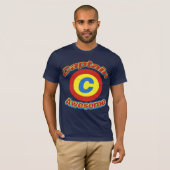 Kapitän Awesome Mens Dark Shirt (Vorne ganz)
