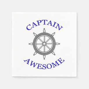 "KAPITÄN AWESOME" Papierservietten