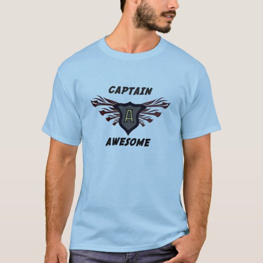 Kapitän Awesome T-Shirt (Vorderseite)