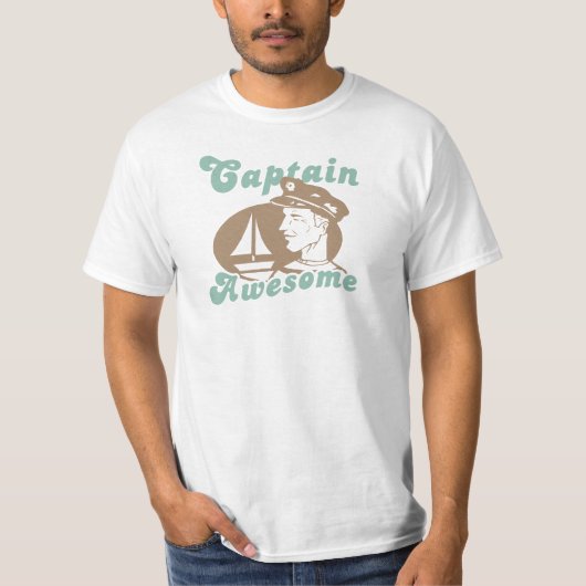 Kapitän Awesome T-Shirt (Vorderseite)