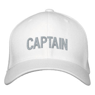 Kapitän bestickt bestickte baseballkappe