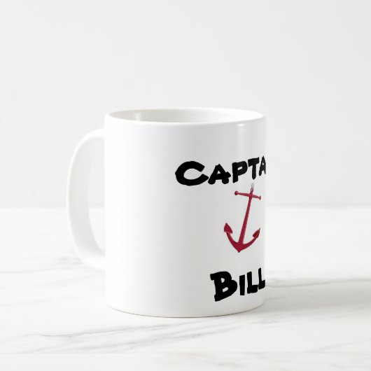 Kapitän, Bill Kaffeetasse (Vorderseite Links)