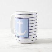 Kapitän Blue Stripes Sea Sailor Kaffeetasse (Vorderseite Links)