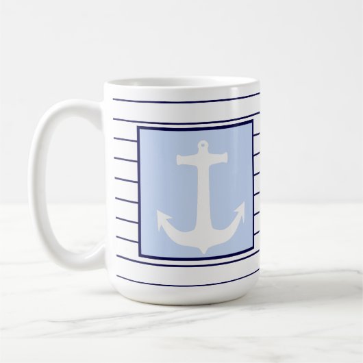 Kapitän Blue Stripes Sea Sailor Kaffeetasse (Links)
