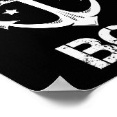 Kapitän Bob lustiger Geburtstagsname Bootsgeschenk Poster (Ecke)