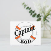 Kapitän Bob Postkarte (Stehend Vorderseite)