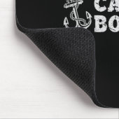 Kapitän Boppa Segelboot Vintage Boot Anker  Mousepad (Ecke)