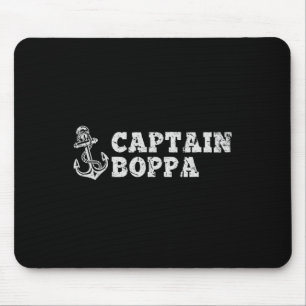 Kapitän Boppa Segelboot Vintage Boot Anker  Mousepad