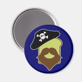 Kapitän Brotbart Magnet (Vorderseite/Rückseite)
