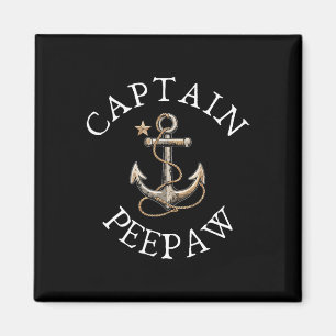 Kapitän Bunnyaw Boot Segeln Booten Vintage Anker Magnet