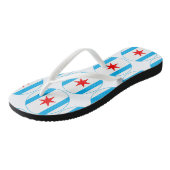Kapitän Chicago Shield Flip Flops Badesandalen (Schrägansicht)