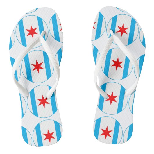 Kapitän Chicago Shield Flip Flops Badesandalen (Fußbett)
