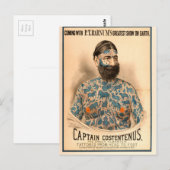 Kapitän Constantius Postkarte (Vorne/Hinten)