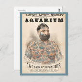 Kapitän Costentenus tätowierte den Mann aus den 18 Postkarte (Vorne/Hinten)