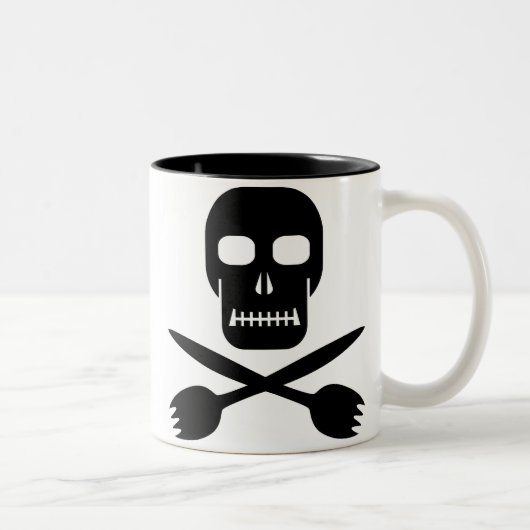Kapitän Cruels Skull u. Kreuz-sporks Tasse (Rechts)