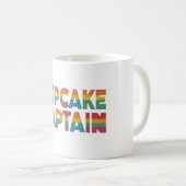 "Kapitän Cupcake." Kaffeetasse (VorderseiteRechts)