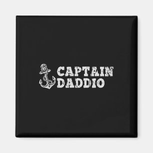 Kapitän Daddio Segeln Bootfahren Vintage Boot Anke Magnet