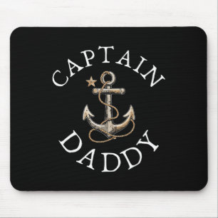 Kapitän Daddy Boot Segeln Booten Vintage Anker Mousepad