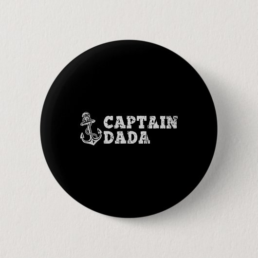 Kapitän Daddy Segeln Booten Vintage Boot Anker Button (Vorderseite)