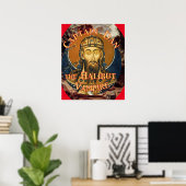 Kapitän Dan der Heilbutt-Vampir Poster (Heimbüro)