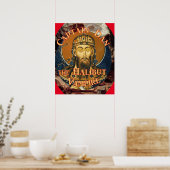 Kapitän Dan der Heilbutt-Vampir Poster (Küche)