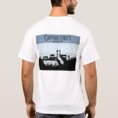 Kapitän Dave - Copano Bucht, TX T-Shirt (Rückseite)