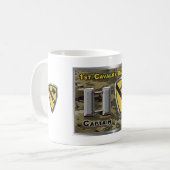 Kapitän der Abteilung Kavalry Kaffeetasse (Vorderseite Links)