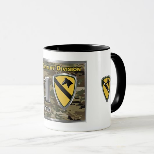 Kapitän der Abteilung Kavalry Tasse (VorderseiteRechts)