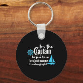 Kapitän der Chaparral-Boote Schlüsselanhänger (Vorderseite)