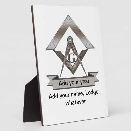 Kapitän der Lodge Fotoplatte (Seite)