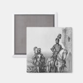 Kapitän der Pariser Bogenschützen Magnet (Vorderseite/Rückseite)