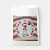Kapitän der Piratenschiff-Geburtstagspartei Geschenktütchen (Vorderseite)