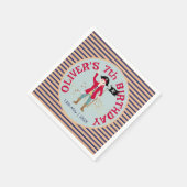 Kapitän der Piratenschiff-Geburtstagspartei Serviette (Ecke)