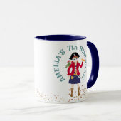 Kapitän der Piratenschiff-Geburtstagspartei Tasse (VorderseiteRechts)
