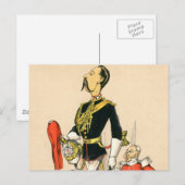 Kapitän der Royal Horse Guards Postkarte (Vorne/Hinten)