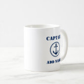 Kapitän des Ankerbootes "Blaues Meer": Name oder S Kaffeetasse (VorderseiteRechts)