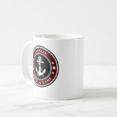 Kapitän des Ankerstadions oder Name 2 Seite Kaffeetasse (Vorderseite Links)