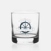 Kapitän des benutzerdefinierten Schiffes Whiskyglas (Rückseite)