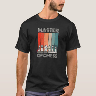 Kapitän des Beruflichen Schachbretts T-Shirt