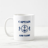 Kapitän des Blue Seepferd Anchor Name oder Schiffs Kaffeetasse (Links)