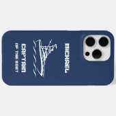Kapitän des Bootes (anpassbar) Case-Mate iPhone Hülle (Rückseite (Horizontal))