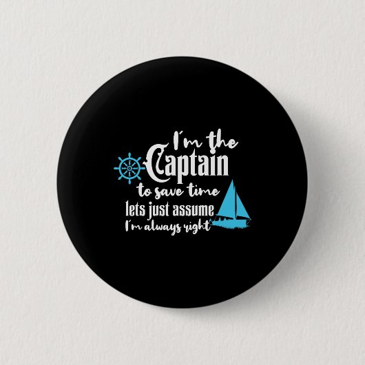 Kapitän des Bootes Chaparral Boats Button (Vorderseite)