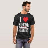 Kapitän des Bootes der Liebe Bootschiff T-Shirt (Vorne ganz)